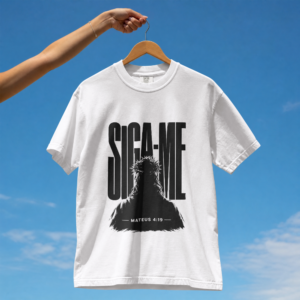 Camiseta Oversized Masculina Purpose  - Siga-me
