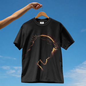 Camiseta Oversized  Masculina Purpose  -  Jesus Silhueta