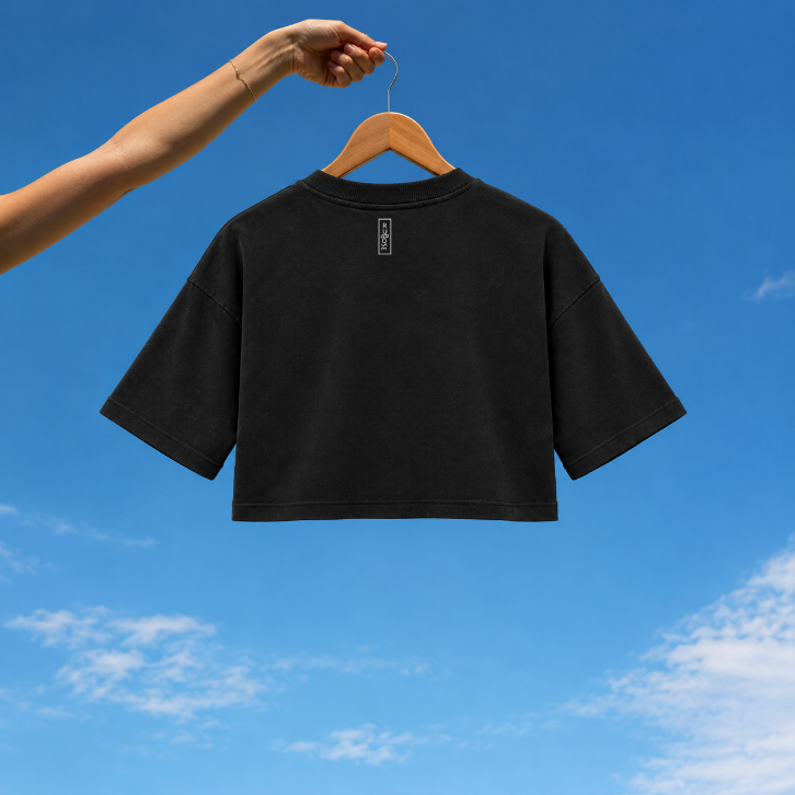 Cropped Feminino Oversized Purpose - Forte e corajosa - Imagem 2